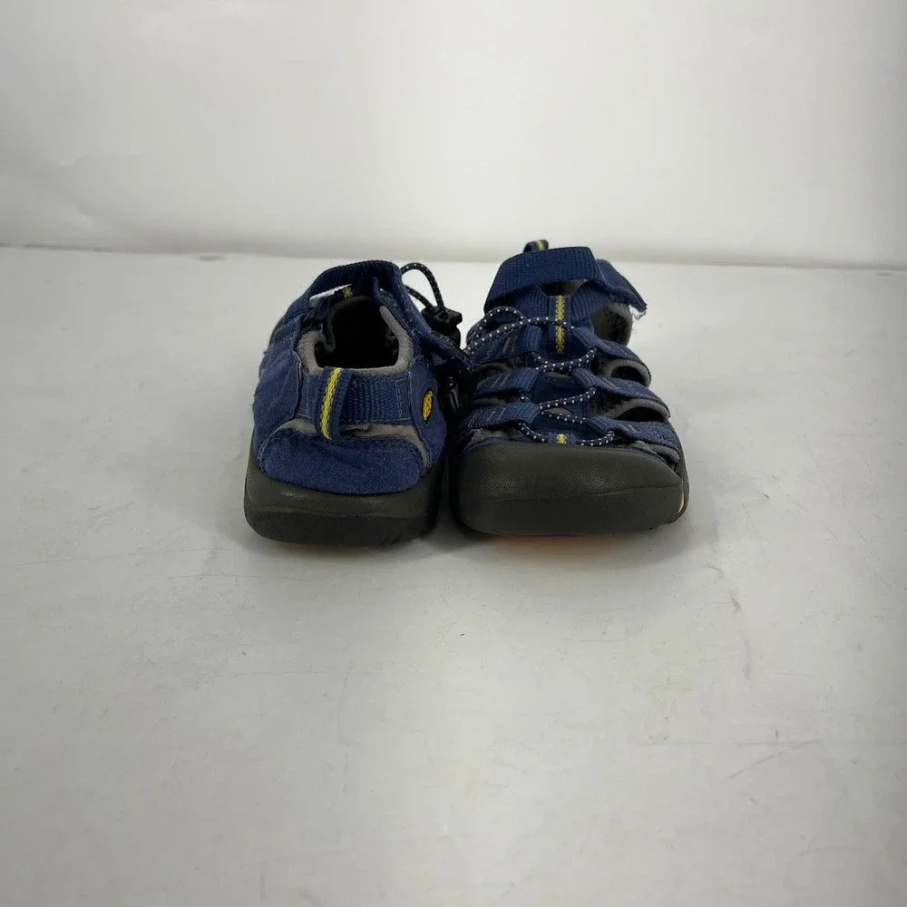 Keen Newport‎ H2 Kids Blue Yellow Waterproof Sport Sandals Size 2 US 34 EU